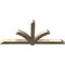 Ekena Millwork Redmond Rough Sawn Timber Gable Bracket, Douglas Fir, 72"W x 33"H x 4"D x 4"F, 11/12 Pitch GBW072X33X0404RED00RDF - alternate 3